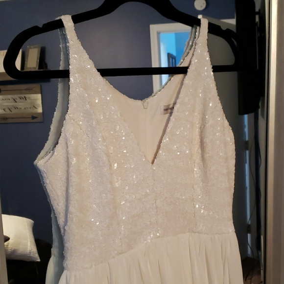 dress the population tracy chiffon dress